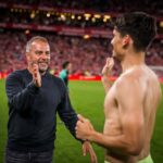 Hansi Flick y Gerard Martín