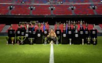 Mapi León en su adiós al FC Barcelona