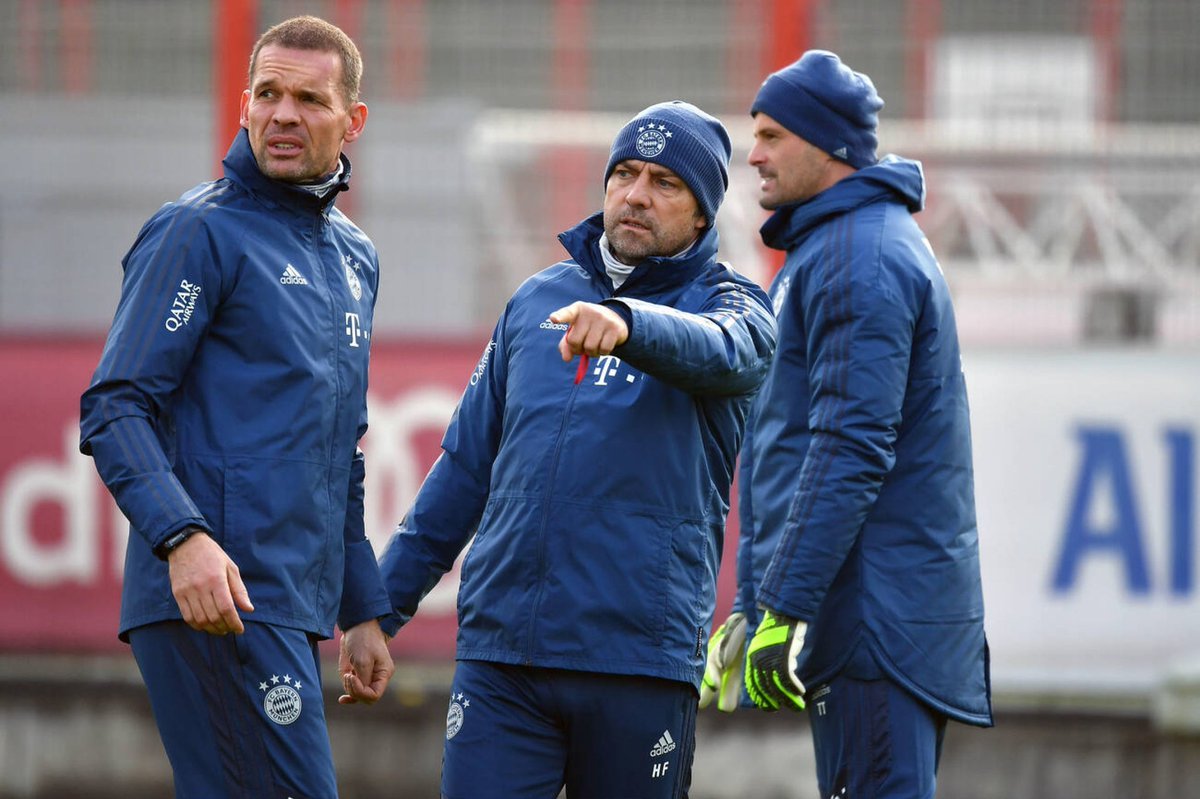 Holger Broich y Hansi Flick