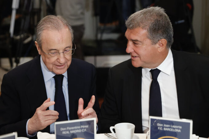 Encuentro entre Joan Laporta y Florentino Pérez