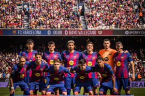 Once del Barça ante el Rayo Vallecano