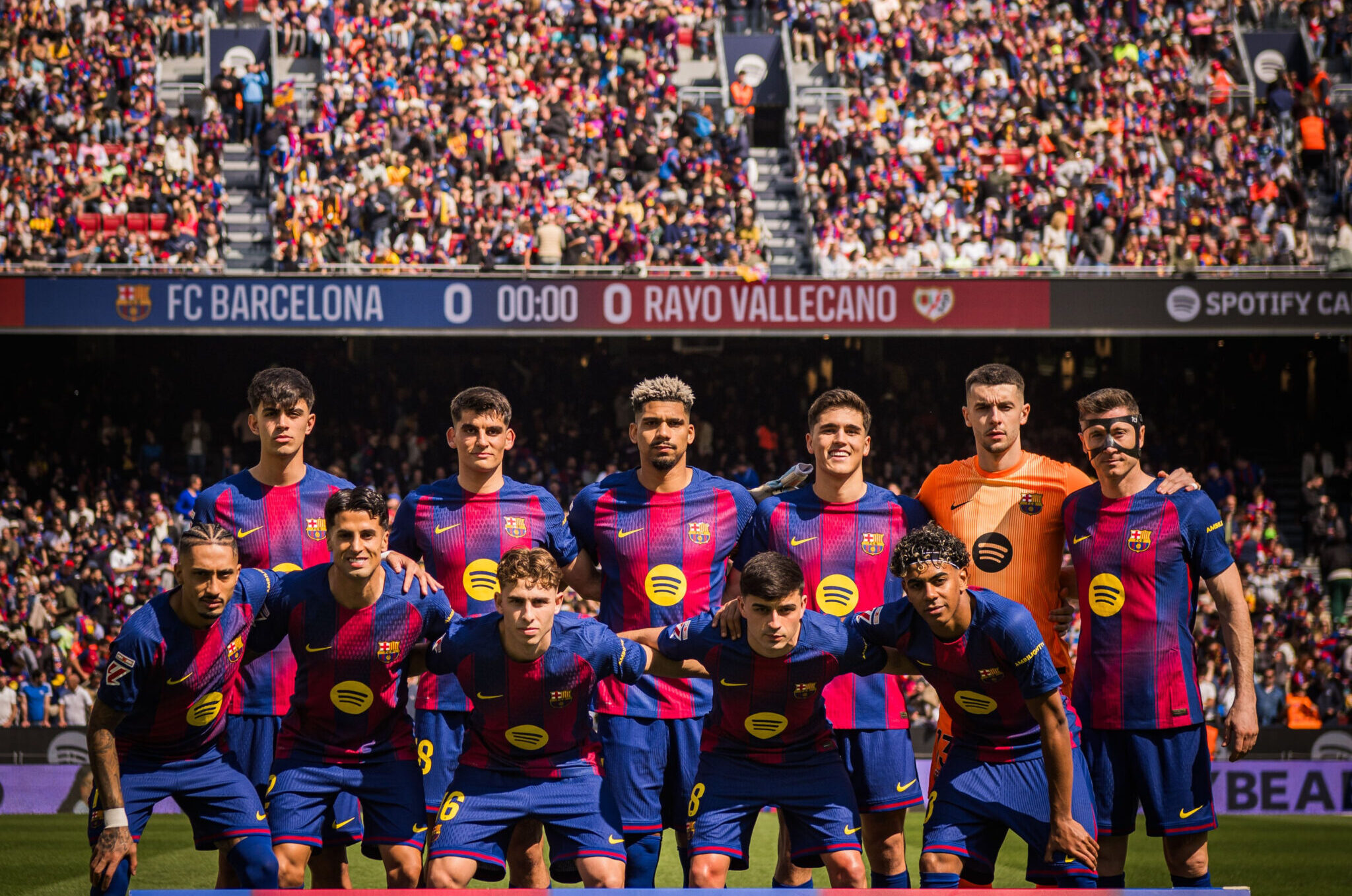 Once del Barça ante el Rayo Vallecano