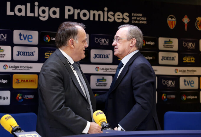 Florentino Pérez y Javier Tebas
