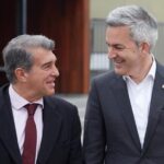 Laporta y Víctor Font