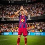 Lewandowsk en su último partido como azulgrana
