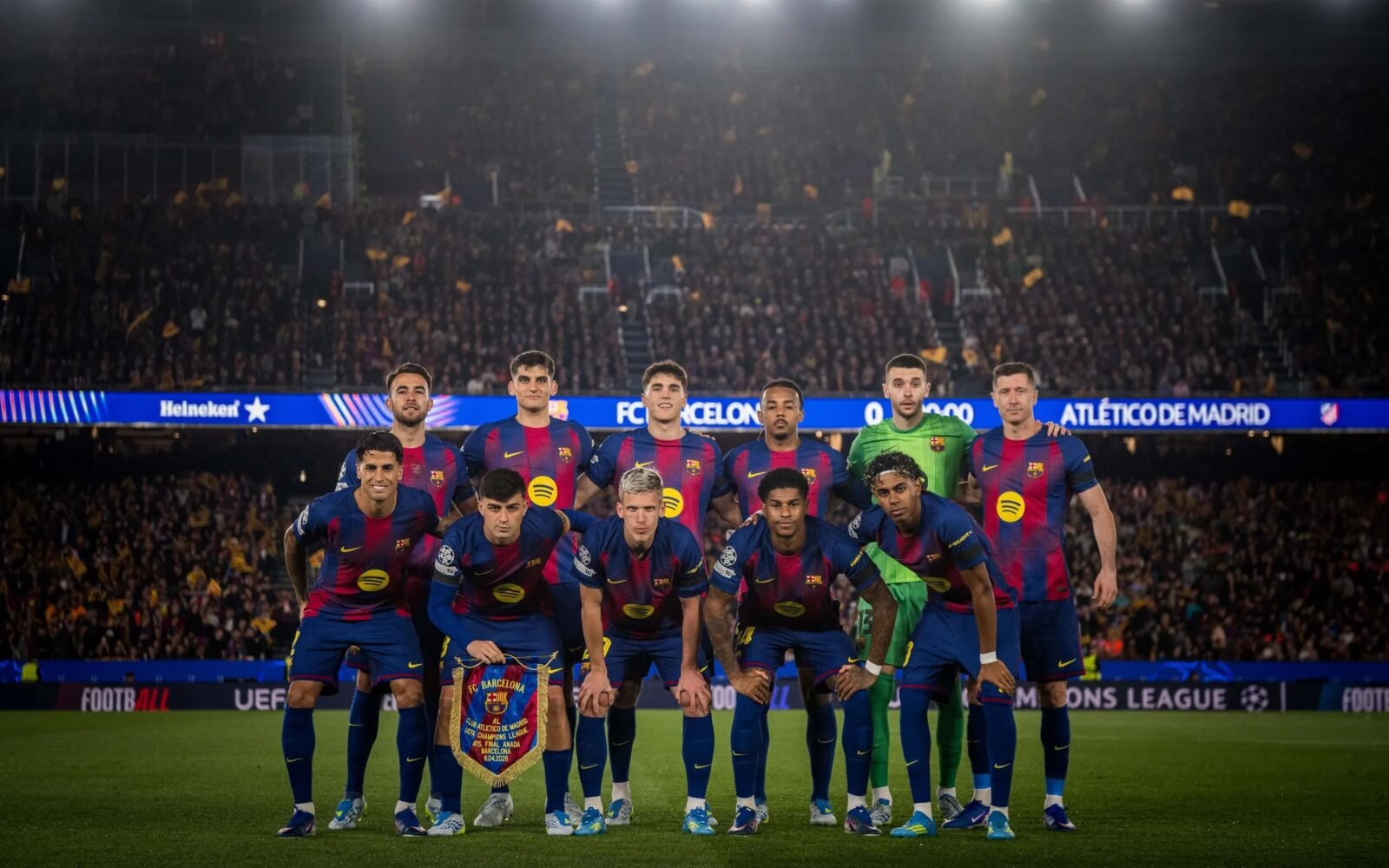 Once en el partido de ida