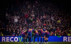 FC Barcelona en la ida de cuartos de final