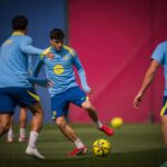 Entrenamiento del FC Barcelona