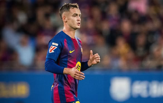 Marc Casadó en el partido en el Johan Cruyff ante el Valencia.