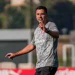 Míchel Sánchez, entrenador del Girona.