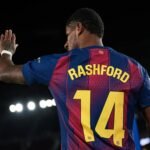 Marcus Rashford con el FC Barcelona