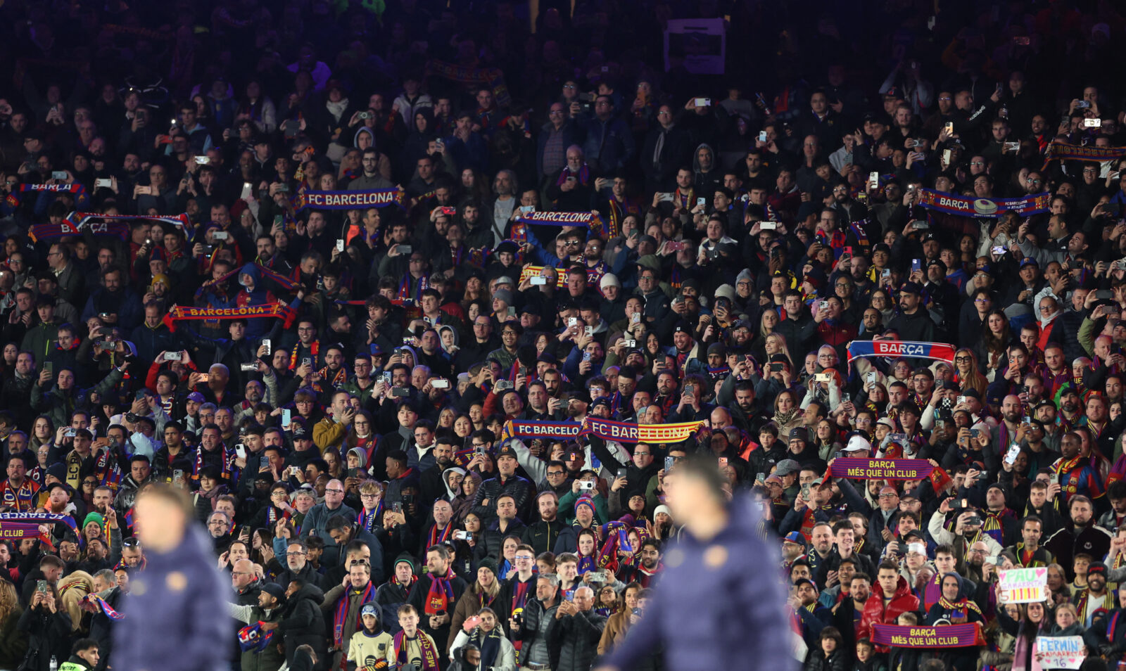 La grada de animación vuelve al Spotify Camp Nou