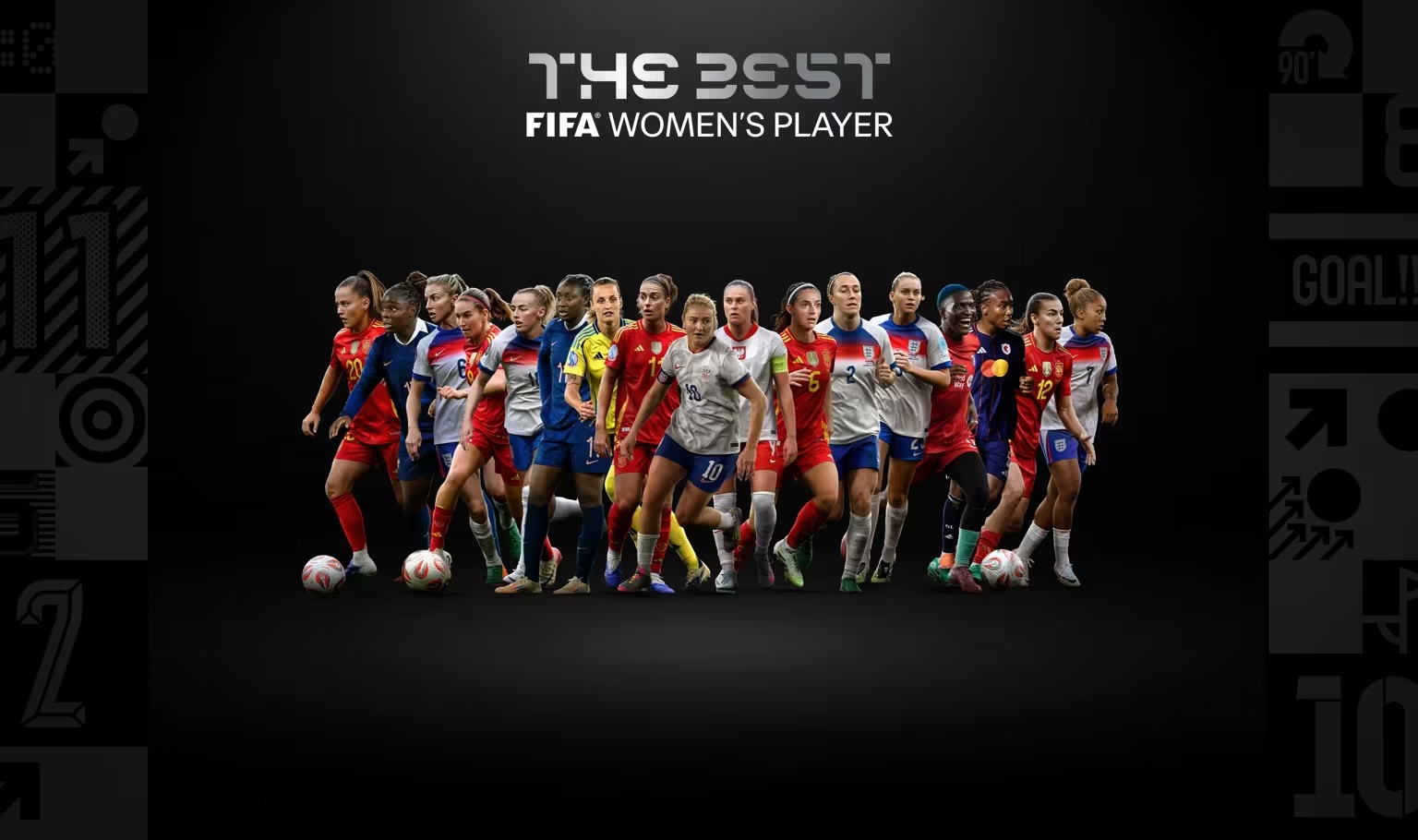 Las nominadas al The Best 2025.