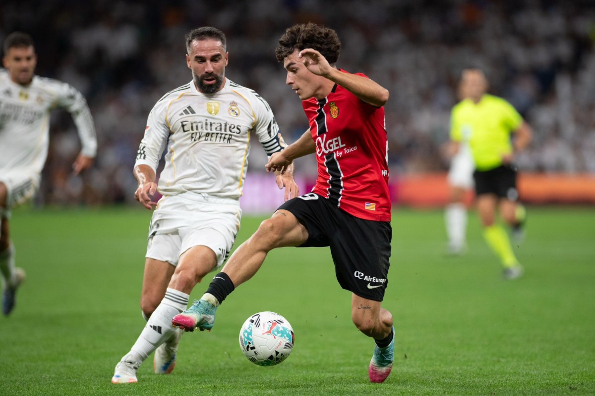 Virgui enfrentadose a Dani Carvajal