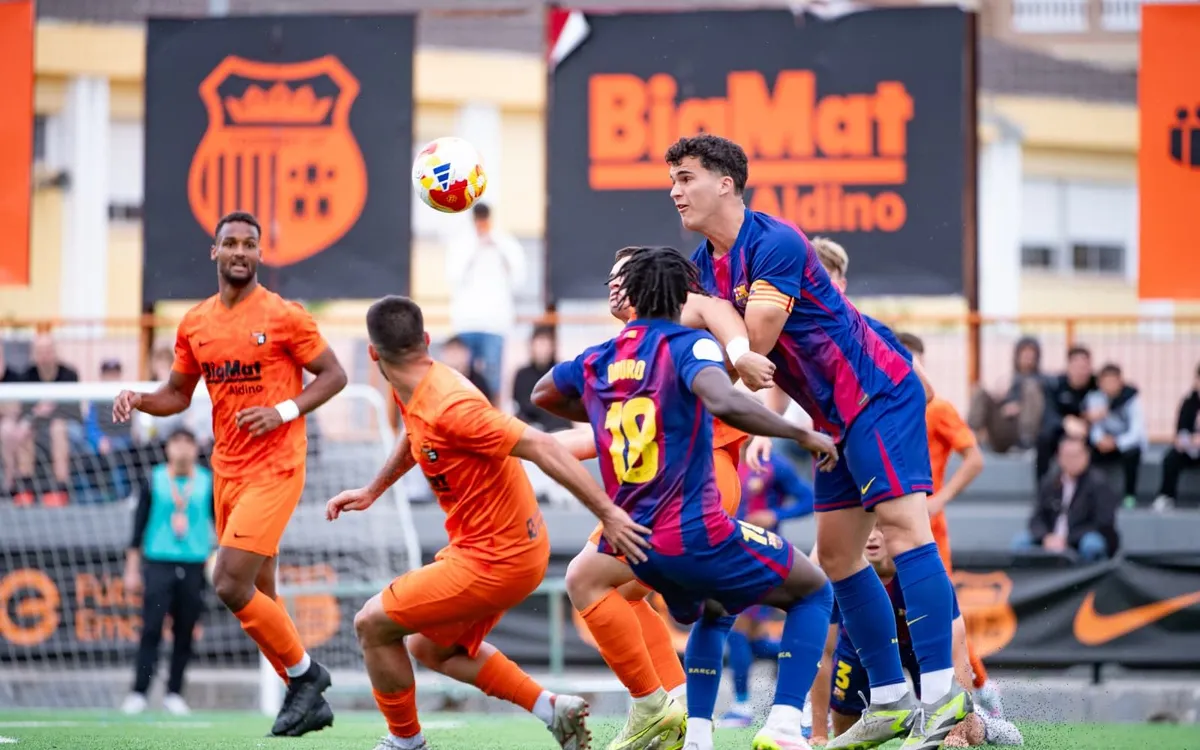 El Barça B se queda sin premio. Foto: FCB