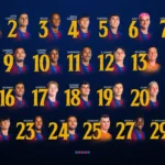 Dorsales Barça