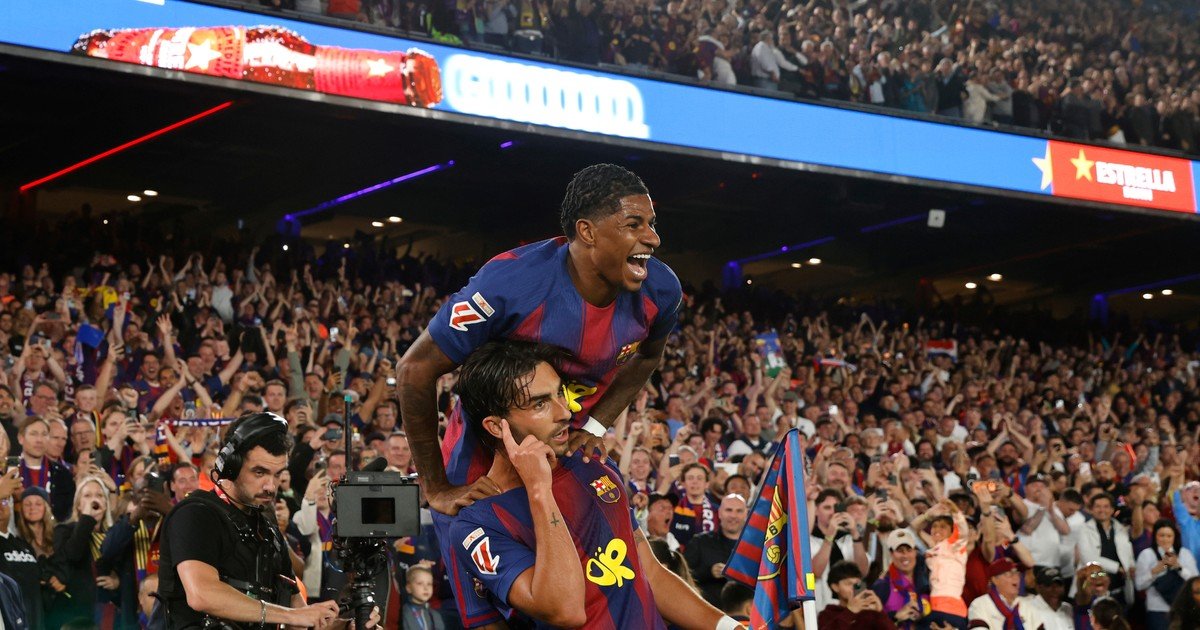 Rashford y Ferran Torres, los protagonistas del último clásico. Foto: olé