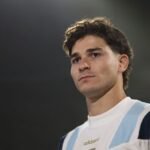 Julián Álvarez con la selección Argentina