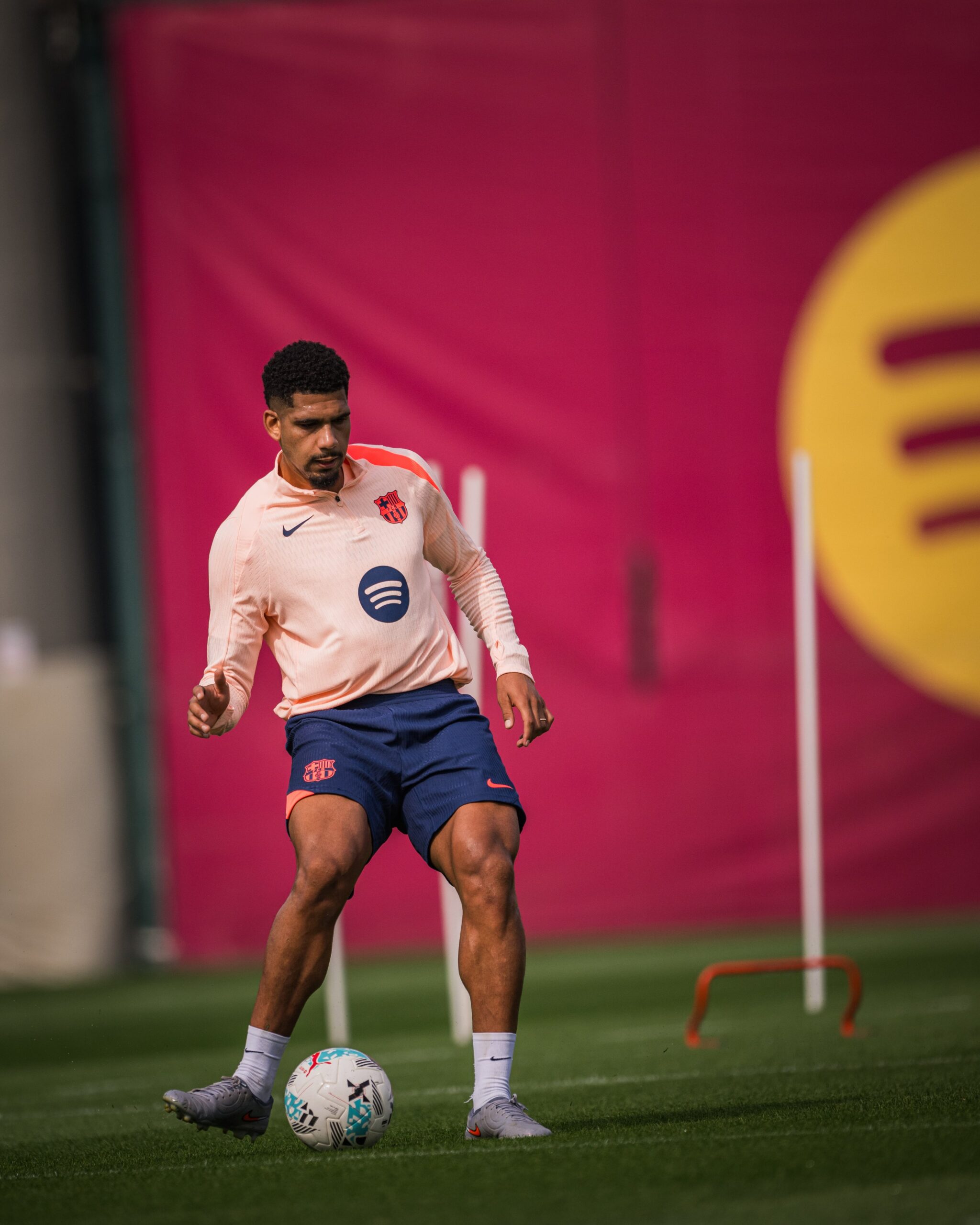 El uruguayo entrenando en la Ciudad Deportiva