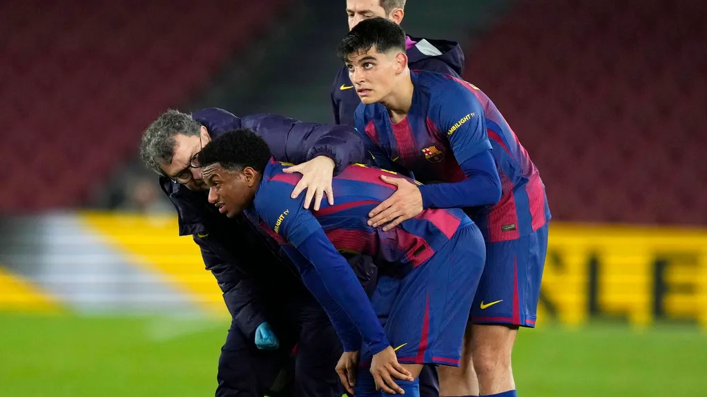 Alejandro Balde, lesionado