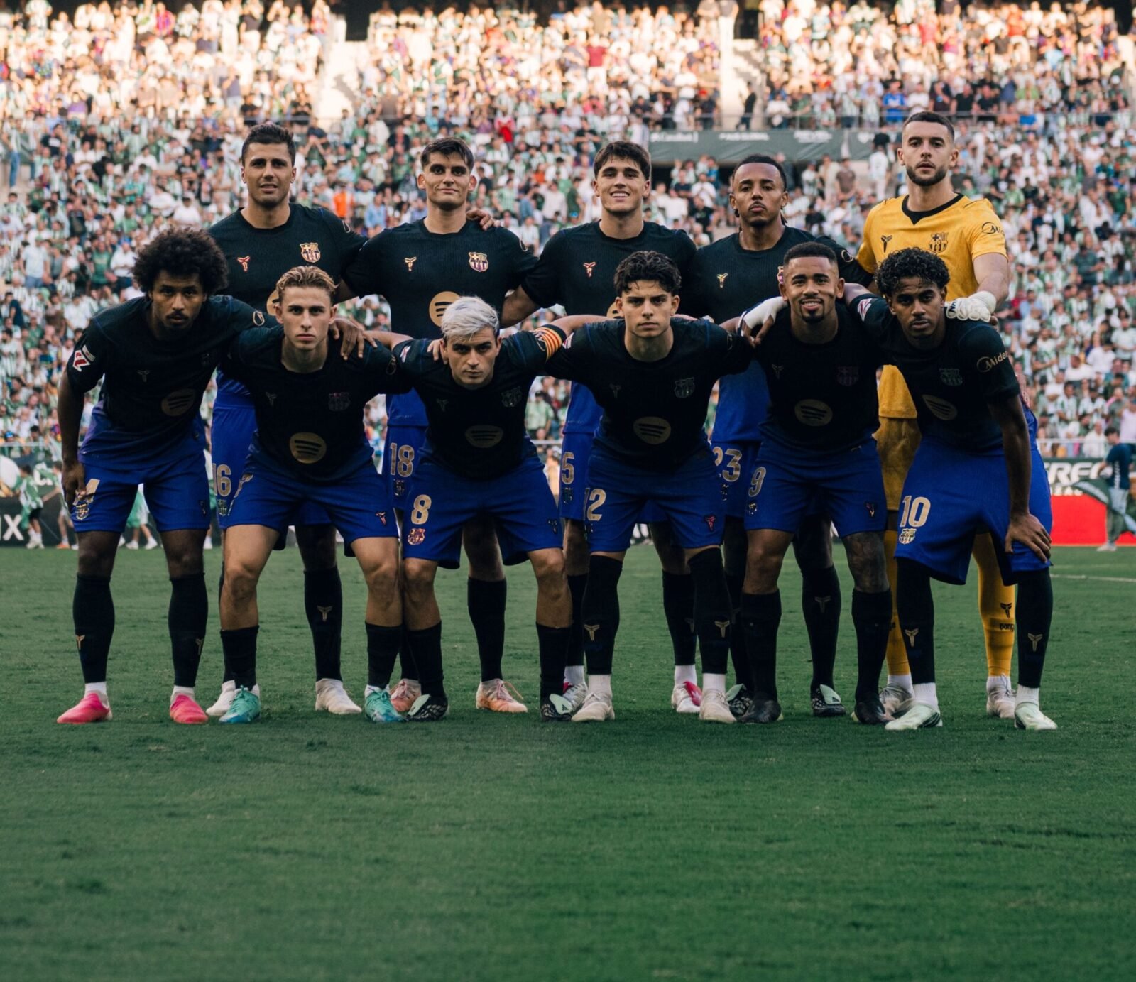 El once del Barça contra el Betis