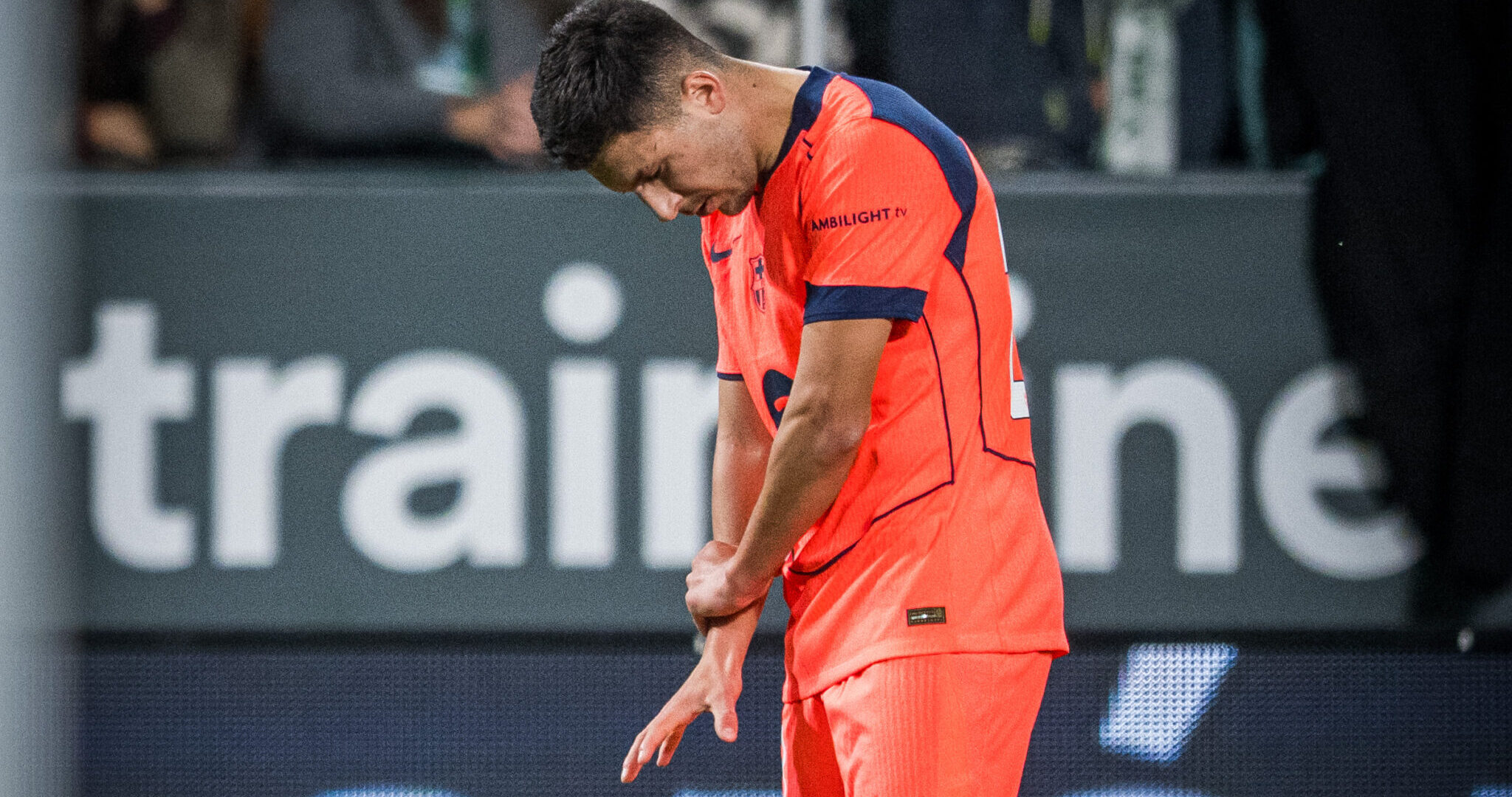 Roony celebrando el gol ante el Betis