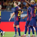 Fc Barcelona en partido