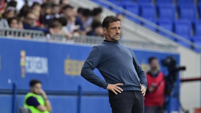 Juliano Belletti, técnico del Barça B. Foto: Mundo Deportivo.