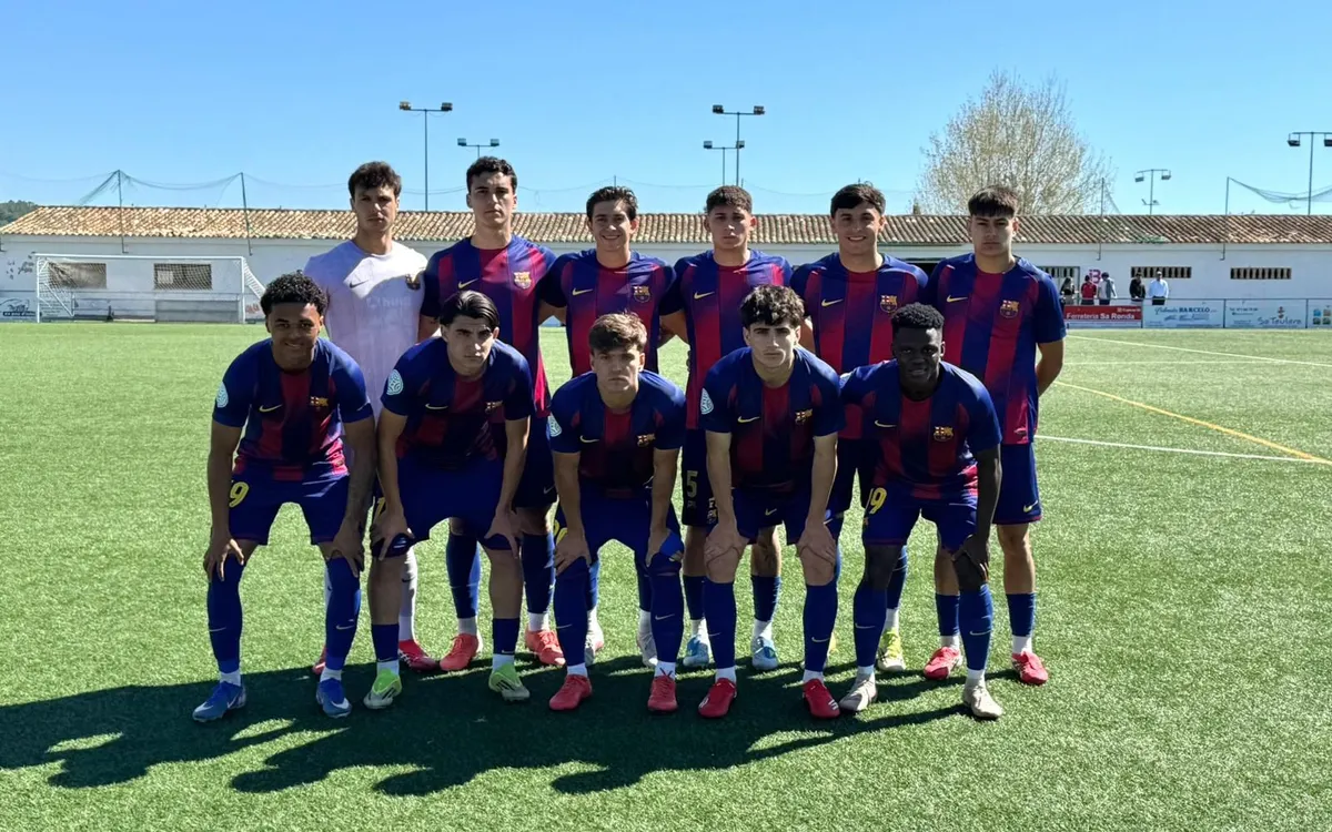 Victoria clave del FC Barcelona B. / FCB