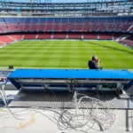 El Spotify Camp Nou, durante su proceso de remodelación