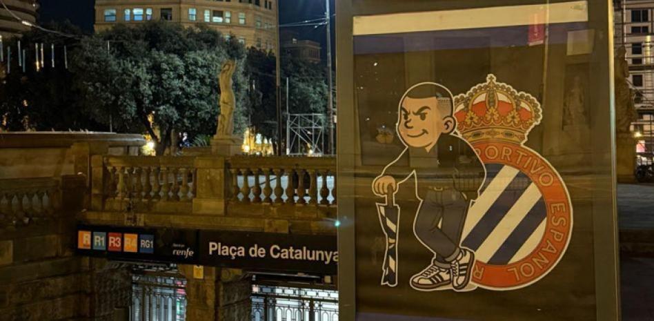 Cartel de la afición perica