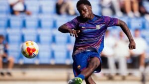 Ebrima Tunkara hará la pretemporada con Flick. Foto: SPORT