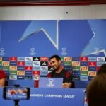Pere Romeu en Rueda de Prensa previa al primer duelo de UWCL