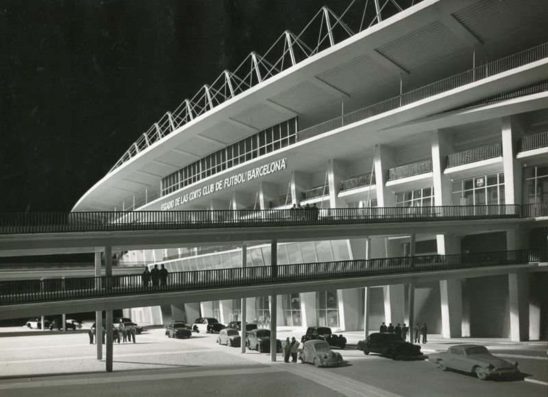 Maqueta original del Camp Nou