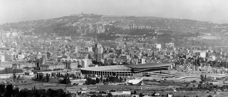 Fotografia de Barcelona con el Camp Nou recién construido
