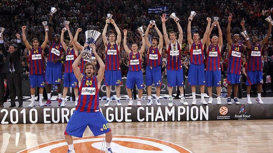 La Euroliga del Barça en 2010.