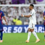 Lamine Yamal, Kylian Mbappe y Fermín Lopez