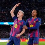 Dani Olmo celebrando