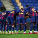 El Barça Atlètic inicia la segunda vuelta del campeonato liguero. Foto: FCB