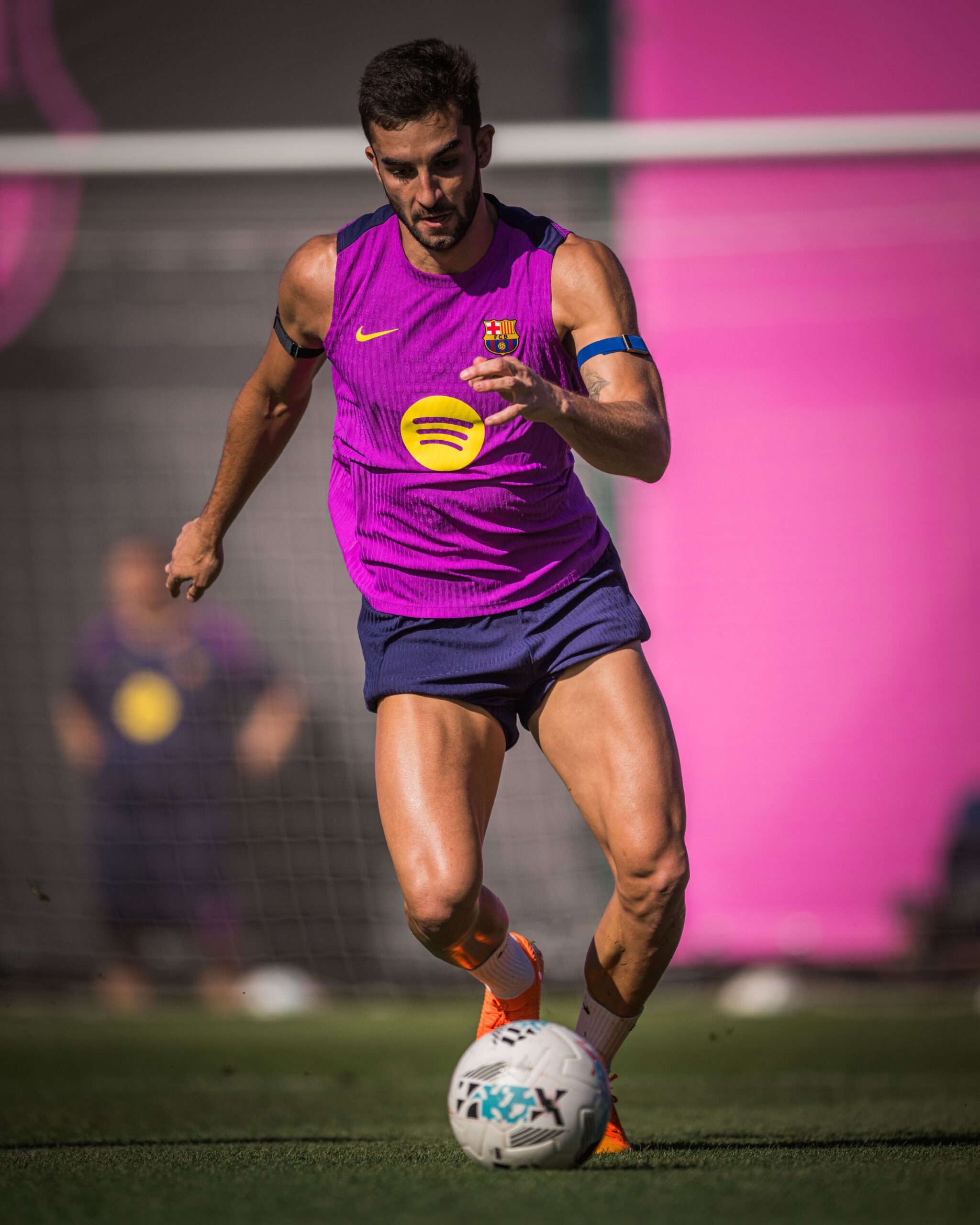 El delantero ejercitándose en la Ciudad Deportiva