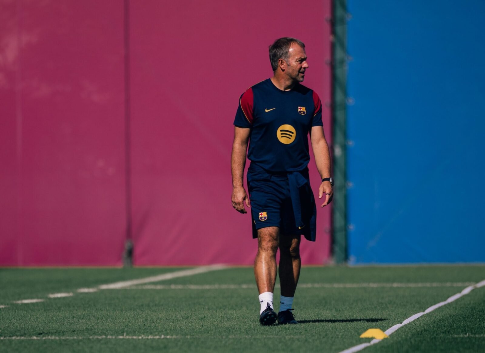 Flick en el entrenamiento
