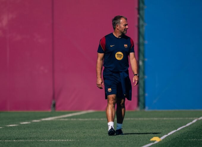 Flick en el entrenamiento