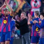 Flick celebra la victoria en el derbi