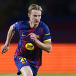 Frenkie De Jong jugando con el Barça esta temporada