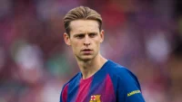 Frenkie De Jong esta temporada con el Barça
