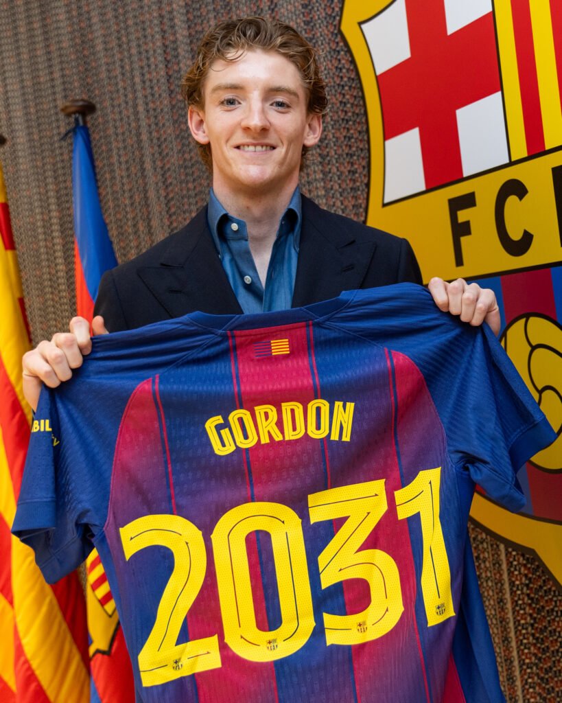 Gordon ficha por el Barça hasta 2031