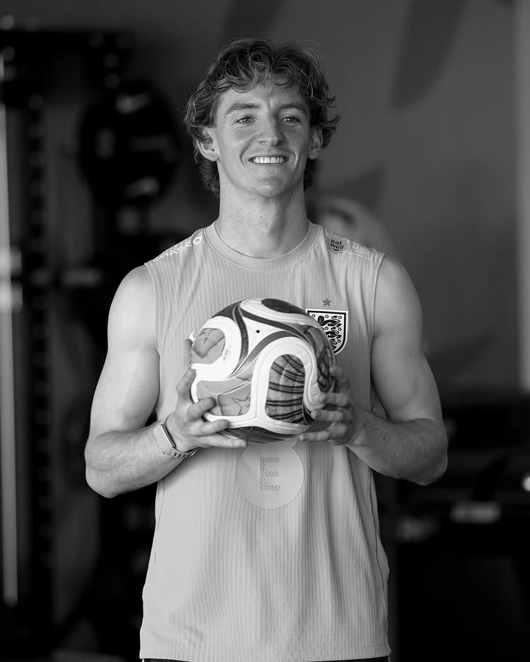 Gordon entrenando con su selección
