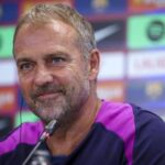 Hansi Flick en rueda de prensa