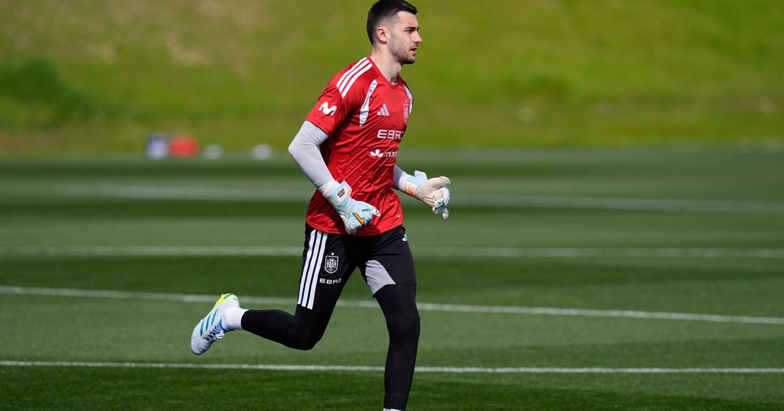 Joan García con la Selección Española