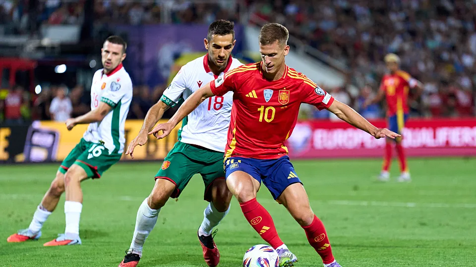 Dani Olmo con la Selección Española